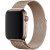 Remienok Loop Milanese Apple Watch 42/44/45mm Gold