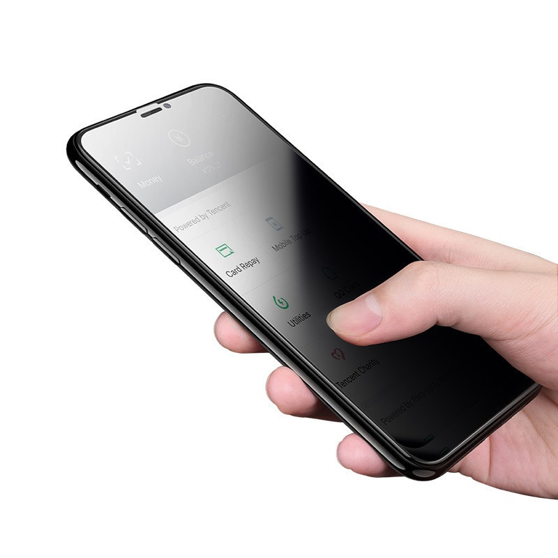 Anti-Spy - Ochranné temperované sklo pre Apple iPhone 11 Pro Max/XS Max