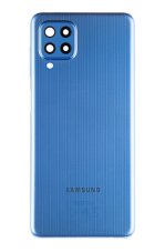Samsung Galaxy M22 csere akku fedele Világoskék (Service Pack - eredeti pótalkatrész)