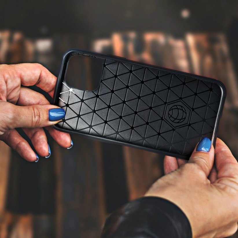 Forcell CARBON Case  ALCATEL 1S 2020 čierny