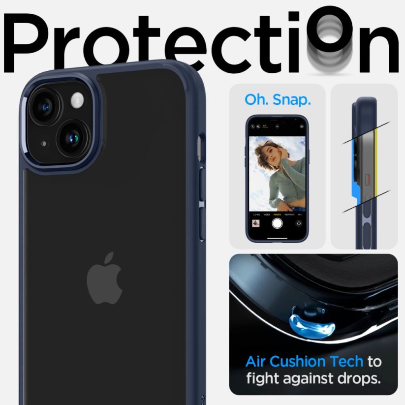 Kryt Spigen Ultra Hybrid iPhone 15 Navy Blue