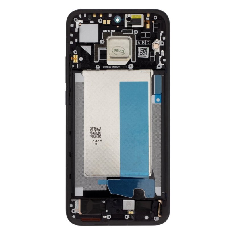 Displej s rámom pre Poco F7 Black (Service Pack - originálny diel)
