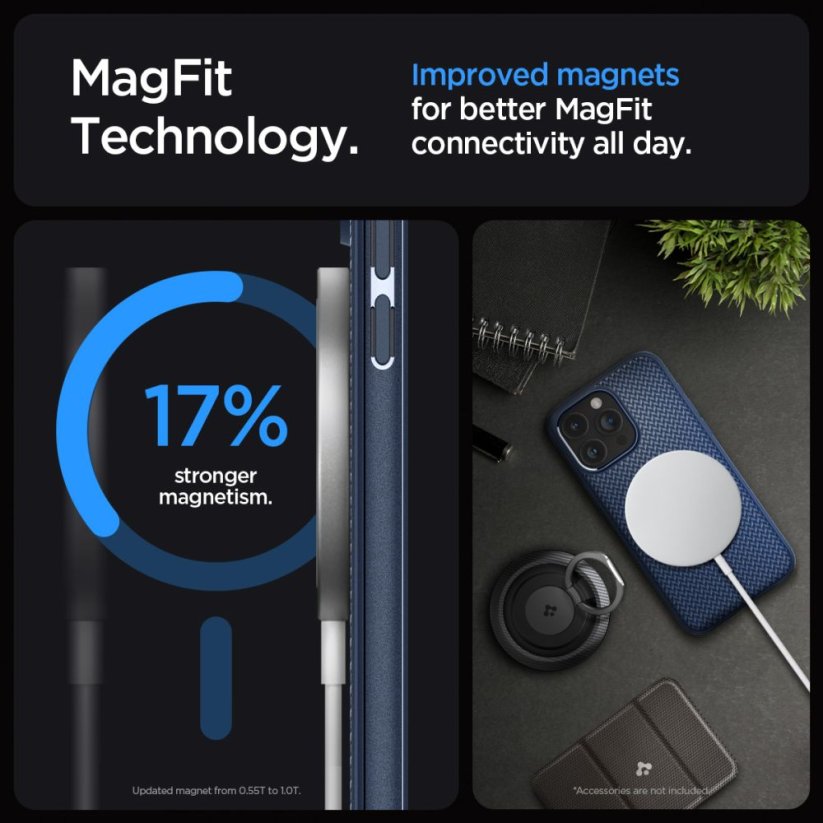 Kryt Spigen Mag Armor Magsafe iPhone 15 Pro Max Navy Blue