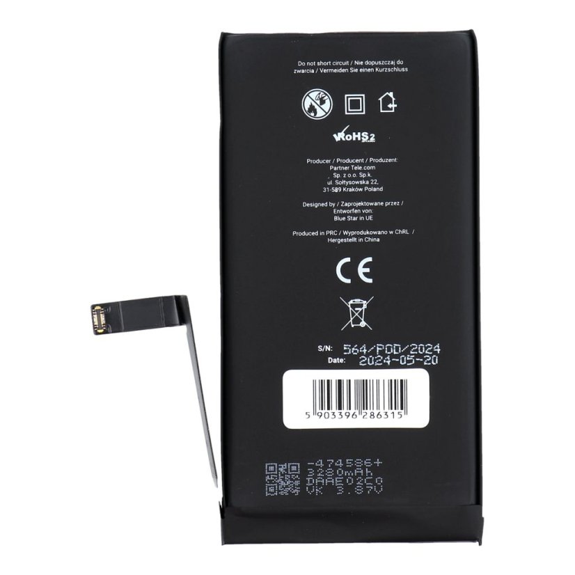 Batéria Battery iPhone 14 3279 mAh Blue Star HQ