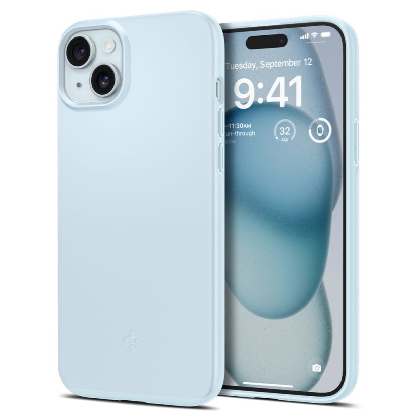 Kryt Spigen Thin Fit iPhone 15 Mute Blue