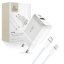 Nabíjačka do siete Tech-Protect C20W 2-Port Network Charger PD 20W / QC3.0 + Lightning Cable White