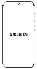 Hydrogel - ochranná fólia - Samsung Galaxy S20 - typ výrezu 3