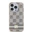 Kryt DKNY Case iPhone 15 Pro Max s MagSafe Dkhmp15Xhcptse (DKNY Hc Magsafe Pc Tpu Checkered Pattern W/Printed Stripes) Beige