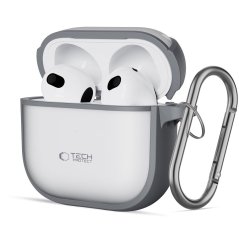 Kryt Tech-Protect Magmat Apple Airpods 4 Matte Grey Kryt Tech-Protect Magmat Apple Airpods 4 Matte Grey