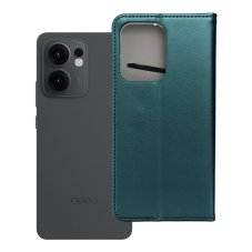 Kryt Flip Case Oppo Reno 13F 4G / 5G Smart Magneto Dark Green
