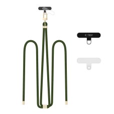 Tech-Protect C7S kötél keresztóraszíj Hunter Green/Gold