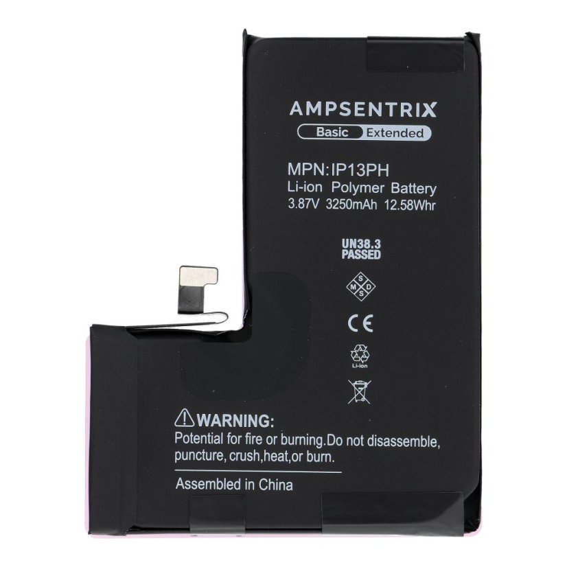 Akkumulátor Ampsentrix Basic Battery iPhone 13 Pro (High Capacity 3250 mAh)