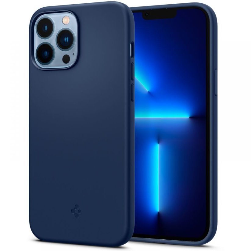 KRYT SPIGEN SILICONE FIT iPhone 13 Pro NAVY BLUE