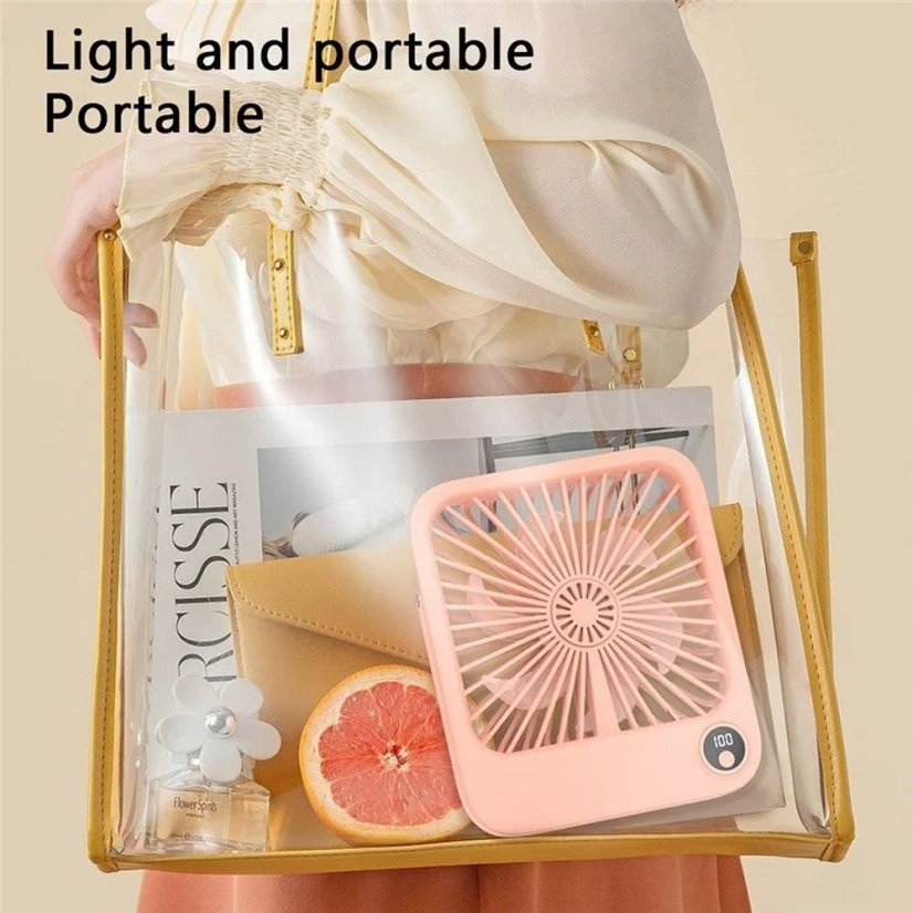 Desk Fan With Adjustable Stand W30 Purple