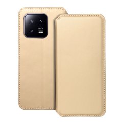 Kryt Dual Pocket Book Case Xiaomi 13 Gold Kryt Dual Pocket Book Case Xiaomi 13 Gold