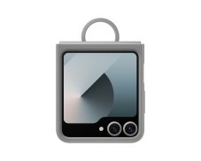 EF-PF741TJE Samsung silikónový kryt s krúžkom pre Samsung Galaxy Z Flip 6/7 FE Gray