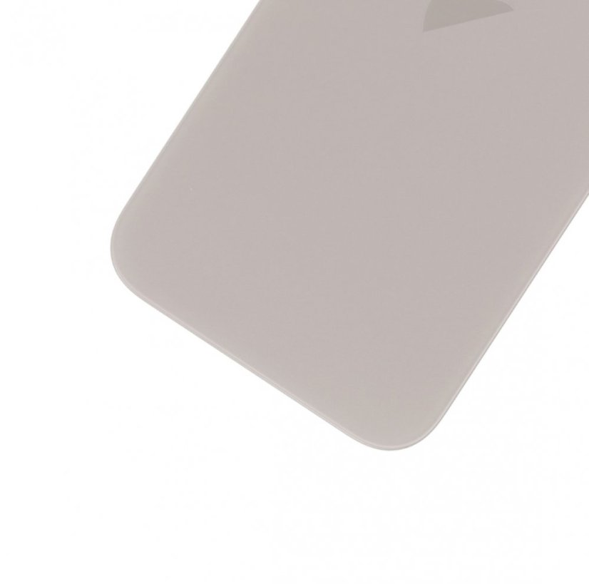 Apple iPhone 15 Pro - Náhradné zadné sklo housingu (Natural Titanium)