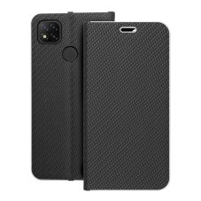 Kryt Luna Book Carbon Xiaomi Redmi 9C / 9C Nfc Black Kryt Luna Book Carbon Xiaomi Redmi 9C / 9C Nfc Black