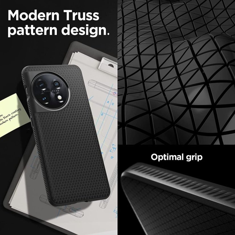 Kryt Spigen Liquid Air Oneplus 11 5G Matte Black