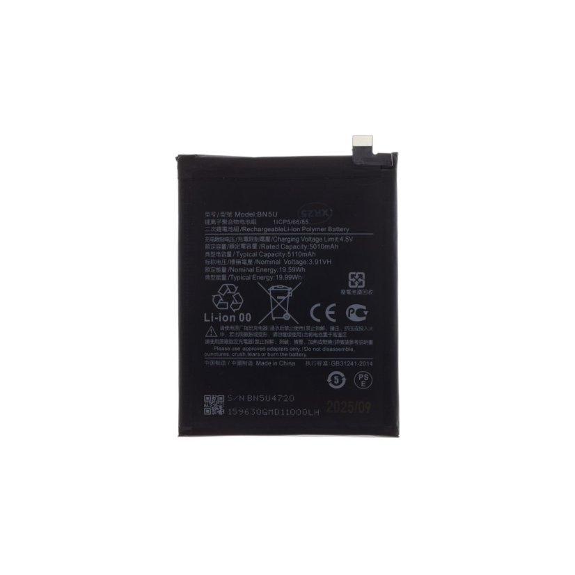 BN5U Xiaomi akkumulátor 5110mAh (OEM)