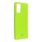 Kryt Jelly Case Mercury  Samsung Galaxy Note 20 žltý limetkový