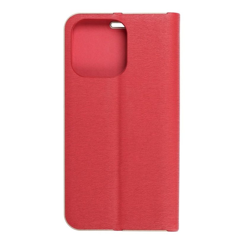 Kryt Luna Book Gold iPhone 13 Pro Red