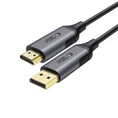 Kábel Tech-Protect Ultraboost Cable Displayport to Hdmi 2.0 4K 60Hz 200cm Black