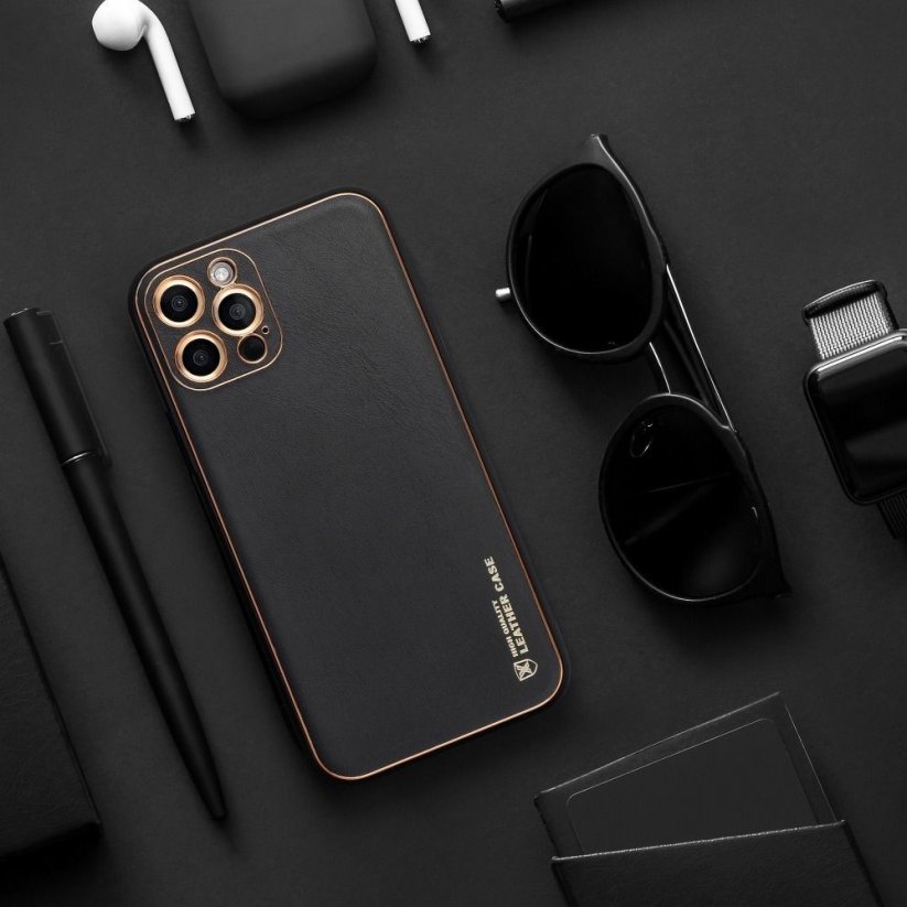 Forcell LEATHER Case  Samsung Galaxy A22 5G čierny