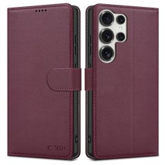 Kryt Tech-Protect Wallet Samsung Galaxy S25 Ultra Mulberry Kryt Tech-Protect Wallet Samsung Galaxy S25 Ultra Mulberry