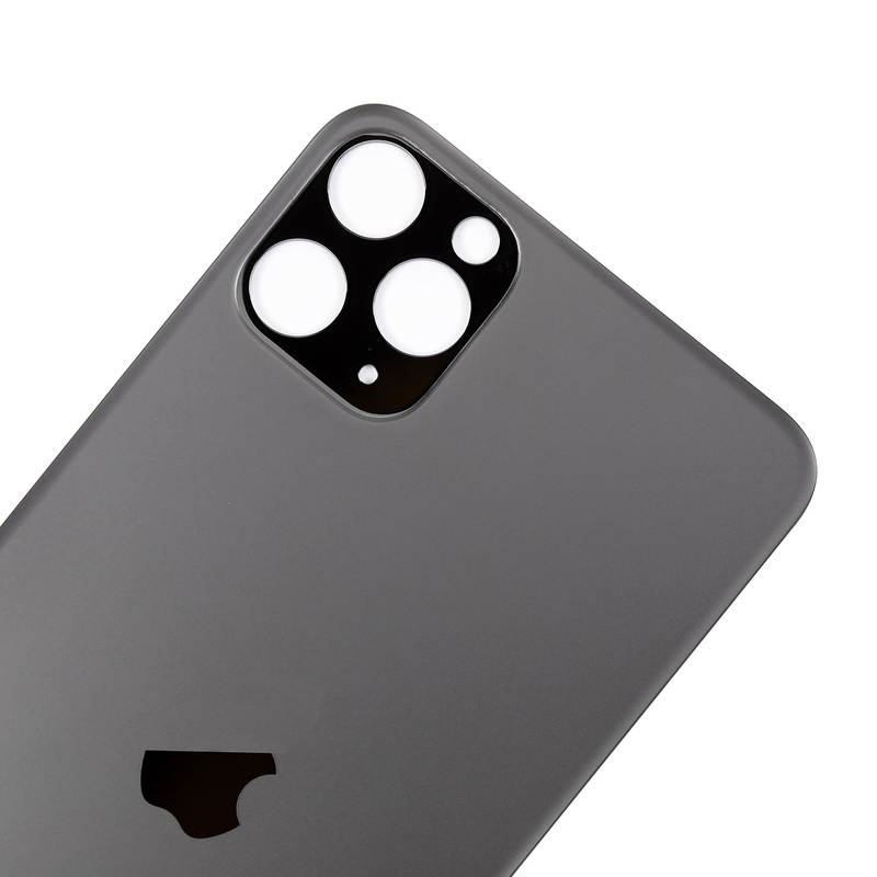 Apple iPhone 11 Pro Max - Sklo zadného housingu so zväčšeným otvorom na kameru (Space Gray)