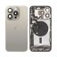 Apple iPhone 14 Pro - Zadný housing s predinštalovanými dielmi (Gold)