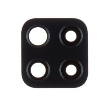 Samsung Galaxy M22 csere hátsó kamera üveg Black (Service Pack - eredeti pótalkatrész)