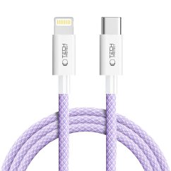 Kábel Tech-Protect Ultraboost Lite Lightning Cable PD27W/3A 200cm Mauve