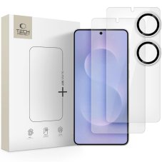 Ochranné tvrzené sklo Tech-Protect Glass Set+ 3-Pack Samsung Galaxy S25 Edge čiré