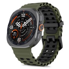 Tech-Protect Iconband Pro szíj Samsung Galaxy Watch Ultra 1/2 (2024-2026) 47 mm Military Green/Black