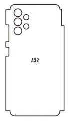 Hydrogel - zadná ochranná fólia - Samsung Galaxy A32 4G  - typ výrezu 2