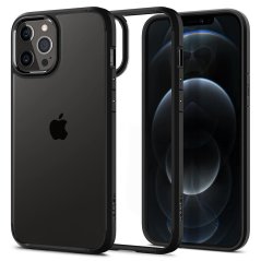 Kryt Spigen Ultra Hybrid iPhone 12/12 Pro Matte Black