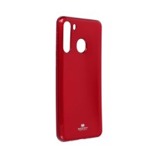 Kryt Jelly Case Mercury Samsung Galaxy A21 červený