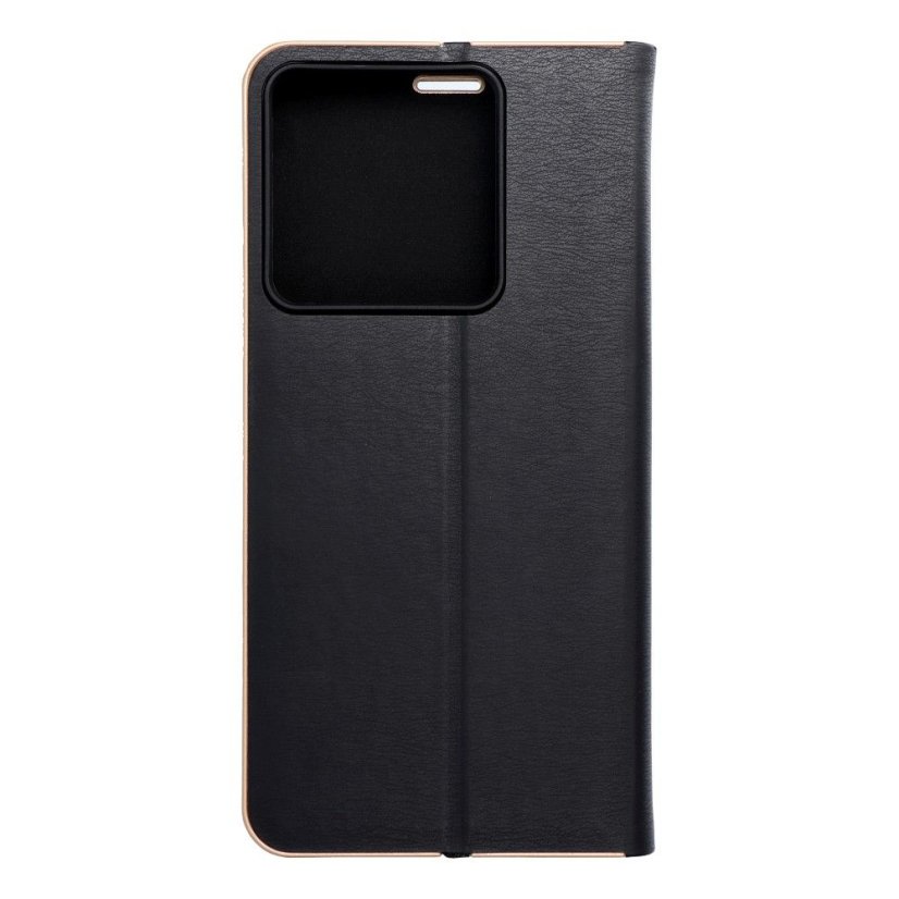 Kryt Luna Book Gold Xiaomi Redmi Note 13 Pro 5G Black