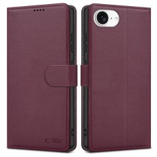 Tech-Protect Peněženka iPhone 16E Mulberry