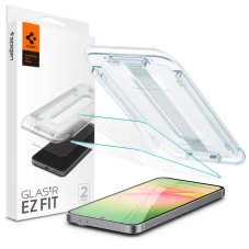 2ks v balení, set ochranných skiel Spigen Glas.Tr ”Ez Fit” 2-Pack Samsung Galaxy A56 5G / S24 FE Clear
