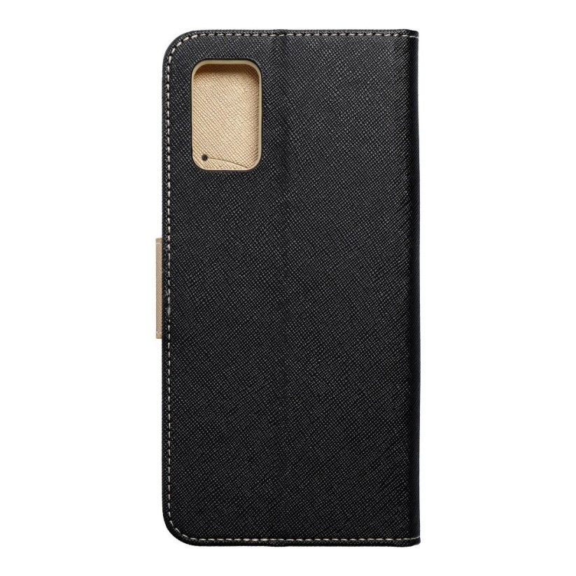 Kryt Fancy Book Case Samsung Galaxy A03S Black / Gold