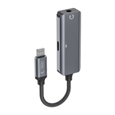 Redukcia Tech-Protect Ultraboost Adapter Lightning to mini Jack 3.5mm & Lightning Black Redukcia Tech-Protect Ultraboost Adapter Lightning to mini Jack 3.5mm & Lightning Black