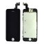ORIGINAL Čierny LCD displej iPhone 5S s prednou kamerou + proximity senzor OEM (bez home button)