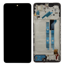 Displej s rámem pro Xiaomi Redmi Note 12 Pro 4G Black