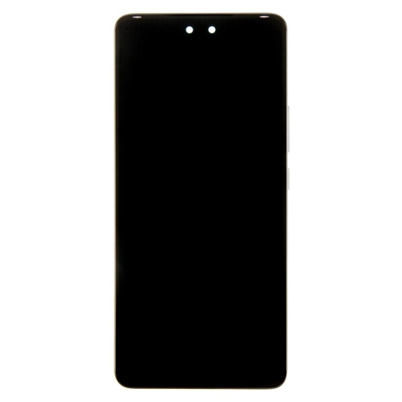 Kijelző kerettel Xiaomi 13 Lite Black (Service Pack - eredeti pótalkatrész)