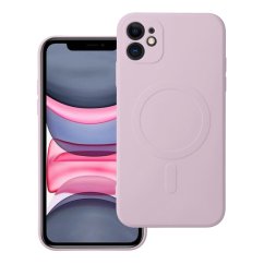 Kryt Silicone Mag Cover Case s MagSafe iPhone 11 Pink