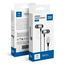 Slúchadlá Wire Earphones USB C (Dac) Blue Star M09C 1,2 M Black