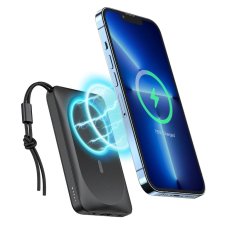 Powerbanka Powerbank s MagSafe Veger Magon (Vp1151 / W1151) Pd Qc3.0 2A 20W 10000 mAh With Wireless Charging Black