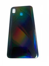 Samsung Galaxy A40 - Zadný kryt - čierny/dúhový (náhradný diel) Samsung Galaxy A40 - Zadný kryt - čierny/dúhový (náhradný diel)